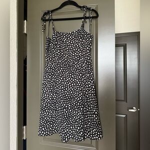 Black and White Polka Dot Dress